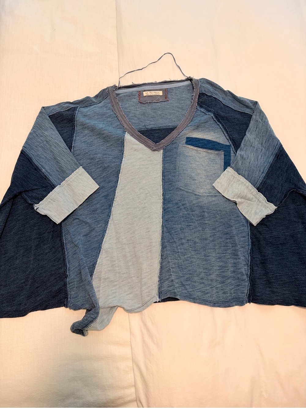 Free People Patchwork Tee